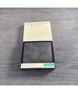 New in Box - Rolfs USA Cowhide Leather Tri-Fold Wallet Grey Vintage - $228.52 MXN
