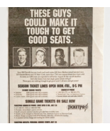 1993 New England Patriots TicketPro Advertisement Drew Bledsoe NFL DWJJ15 - $27.40 CAD