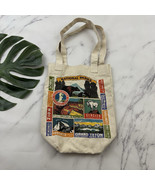 Cavallini &amp; Co National Parks Retro Print Tote Bag Canvas Yellowstone Yo... - $28.42 CAD