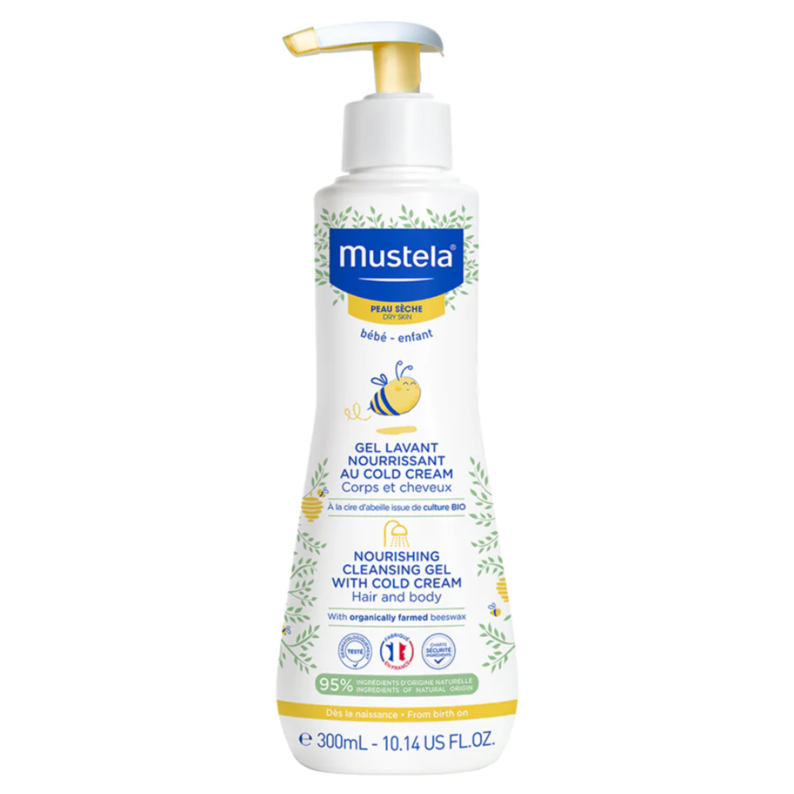 Mustela Nourishing Cleansing Gel 300mL Pump