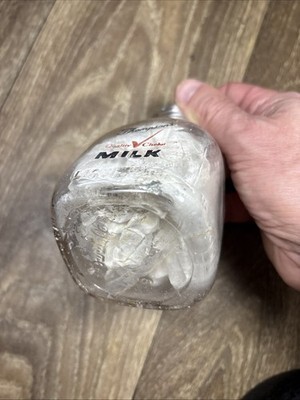 Thompson's Glass Milk Dairy Bottle Jar One Pint Item image 2