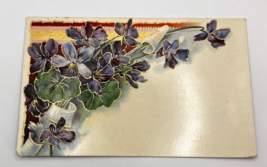 Old Postcard Embossed Violets Eppleys Perfection Baking Powder Advertise... - $18.32