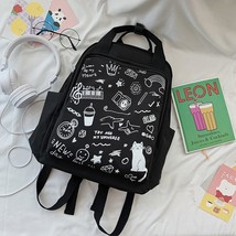 Large Capacity Women Backpack Fashion Schoolbag Backpack For Teenager Girls Fema - £40.67 GBP