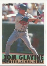1993 Fleer Glavine Tom Glavine 11 Braves - £0.79 GBP