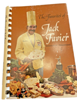 Cookbook Jack Favier Nashville Tennessee TN Signed 1992 Book Recipes Vintage - £25.00 GBP