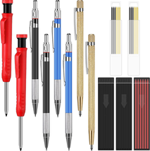 13 Pieces Carpenter Pencil Sets for Construction Woodworking Pencils Fine Point  - £17.99 GBP