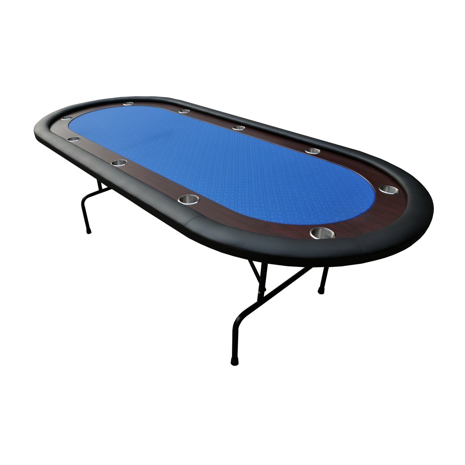 96&quot; Foldable Poker Table w/Cup Holders - Blue - $1,192.99
