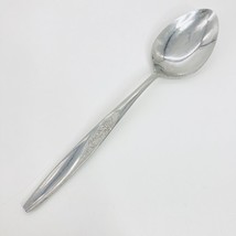 Stainless Steel Table Dinner Spoon Stemmed Rose Pattern Japan - $4.97