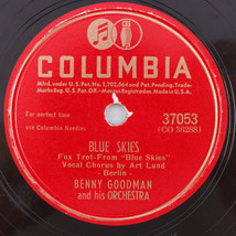 Benny Goodman - Blue Skies/I Don&#39;t Know Enough About You 1946 78rpm Record 37053 - $16.05