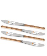 Set of 4 Prisha India Craft ® Handmade Steel Copper Knife, Length 7.25 I... - $31.36