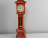 Little Tikes Dollhouse Grand Mansion Brown Grandfather Clock - $12.86