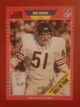 1989 Pro Set Football Announcers Dick Butkus #15 Chicago Bears CBS Sports  - $1.79