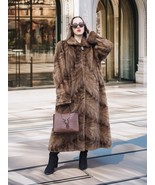 Espresso Mist – Mink Section Coat with Regal Swing 50&quot; Long Fast Shipping - $639.00