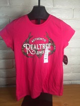 Girl&#39;s Authentic RealTree T-Shirt - Child Small - Pink with Logo - New with Tags - £10.75 GBP