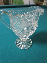 Crystal Cut Footed Creamer 6&quot; [59] - £42.71 GBP