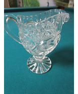 CRYSTAL CUT FOOTED CREAMER 6&quot; [59] - $63.62 CAD