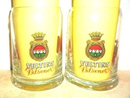 2 Veltins Mechede 0.5L German Beer Glasses - £10.35 GBP