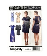 Simplicity 2406 Sewing Pattern Cynthia Rowley Dress Sizes 6-14 Variation... - $4.99