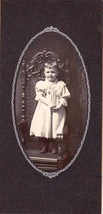 Mary L. Wilmot Cabinet Photo of Pretty Little Girl - White River Junctio... - £13.68 GBP