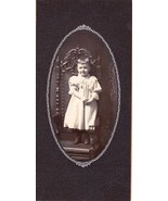 Mary L. Wilmot Cabinet Photo of Pretty Little Girl - White River Junction, VT - £13.98 GBP