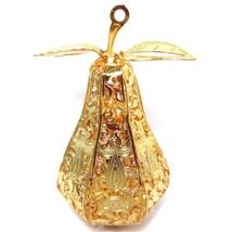 2004 Golden Pear Danbury Mint Christmas Ornament Gold Plated Collection - £27.93 GBP