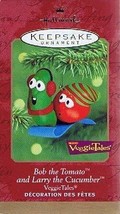 VeggieTales - Bob the Tomato and Larry the Cucumber 2000 Hallmark Keepsake Chris - £19.69 GBP