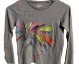 Osh Kosh Originals Girls T Shirt Size 10 Free Spirit Horse Long Sleeved - £3.78 GBP