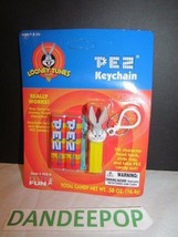 Pez Candy Keychain New sealed Looney Tunes Bugs Bunny C. 2000 #933-0 - £7.76 GBP