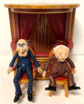 The Muppets STATLER and WALDORF Action Figures w/Balcony Diamond Select Disney - £29.51 GBP