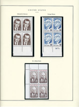 1996 US stamp collector sheet featuring Edward R. Murrow, George Meany and Dr. A - $10.00