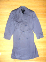 Usafa Usaf Air Force Vietnam Era Overcoat Mans Wool Gab 84 Blue Overcoat 42R - £80.83 GBP