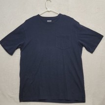 Duluth Trading Co Men’s L Black Longtail T Short Sleeve T Shirt Pocket Casual - £17.34 GBP