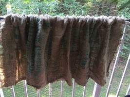 Upcycled Coffee Beans Bag Valance, Recycled Coffee Beans Bag Valance - £27.15 GBP