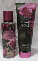 Victoria&#39;s Secret Fragrance Mist &amp; Lotion Set Lot Of 2 Velvet Petals Untamed - £25.93 GBP