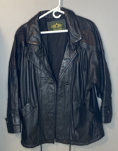 VINTAGE 90&#39;s Avanti Genuine Leather Jacket- Women&#39;s Size Small - £21.90 GBP