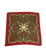 Vintage Club 7 Echo Women&#39;s Colorful Paisley Pattern 100% Wool Scarf Jap... - $40.69 CAD