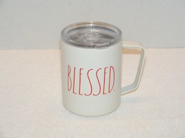 Rae Dunn Double Wall Insulated &quot;Blessed&quot; 12 Oz Stainless Steal Coffee Mug (G10) - £15.65 GBP