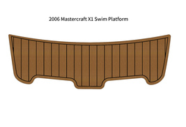 2006 Mastercraft X1 Swim Platform Step Mat Boat EVA Faux Teak Deck Floor... - £220.46 GBP