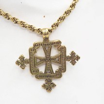 Alva Museum Repliken Aksum Coptic Kreuz Statement Anhänger Smithsonian Institute - £53.00 GBP
