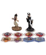 Disney Infinity 2.0 Originals Aladdin &amp; Maleficent Figures w 8 Power Discs - $14.38