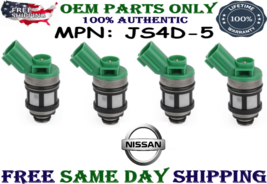 x4 Genuine Jecs Fuel Injectors for 1996-2004 Nissan Pickup Frontier Xterra 2.4L - £81.40 GBP