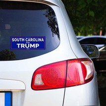 50 Pack 3.37&quot;x 9&quot; South Carolina For Trump Sticker Decal Gift Maga Trump BS0051 - £34.96 GBP