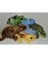 6 Caltoy Plush Hand Puppets Lot 5 Lizards 1 Turtle Stuffed Animal Toy Lo... - £39.18 GBP