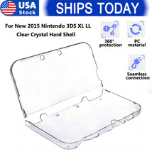 For New 2015 Nintendo 3Ds Xl/Ll Clear Crystal Hard Shell Protective Case Cover - $21.99