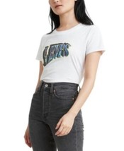 MSRP $25 Levi&#39;s Women&#39;s Graphic T-Shirt White Size Medium (DEFECTS) - £11.09 GBP