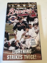 1992 Atlanta Braves VHS Tape Lightning Strikes Twice S2B - £11.77 GBP