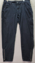 Torrid Jegging Jeans Womens Size 12 Navy Denim Cotton Pockets Ankle Zip Low Rise - £18.05 GBP