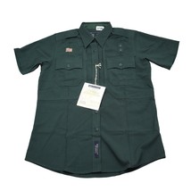 5.11 Tactical Shirt Womens Small Green Patrol Duty EMS Uniform Short Sleeve Fla - $22.65