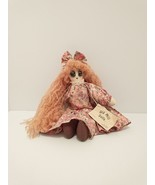 Old Mill Dolls MOLLY Big Eyes Fabric Doll by Kathy J. Hogan, Signed 1988... - $15.30