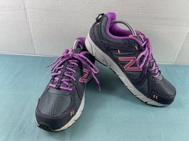 New Balance 402 Sneakers Women 10 D Running Shoes Gray Purple Athletic T... - $362.73 MXN
